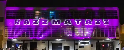 Entrada de la sala Razzmatazz en Barcelona Entrada de la sala Razzmatazz en Barcelona