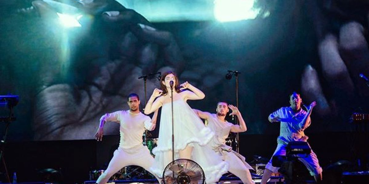 Lorde en su concierto en el Primavera Sound