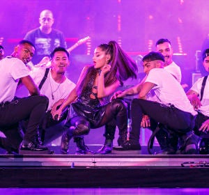Ariana Grande durante su actuación en el festival Wango Tango Ariana Grande durante su actuación en el festival Wango Tango