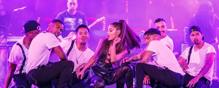 Ariana Grande durante su actuación en el festival Wango Tango Ariana Grande durante su actuación en el festival Wango Tango