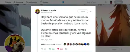 El hilo de Súbete a la nutria El hilo de Súbete a la nutria