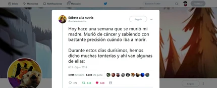 El hilo de Súbete a la nutria El hilo de Súbete a la nutria