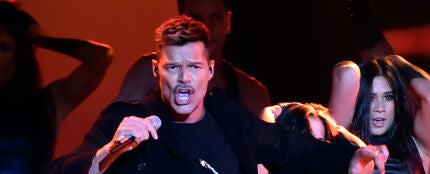 Ricky Martin durante su actuación en los Premios Billboard