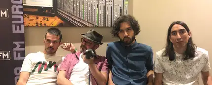 Los chicos de Vetusta Morla en Europa FM Los chicos de Vetusta Morla en Europa FM