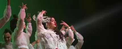 Rosalía durante su actuación en Sónar Barcelona 2018 Rosalía durante su actuación en Sónar Barcelona 2018