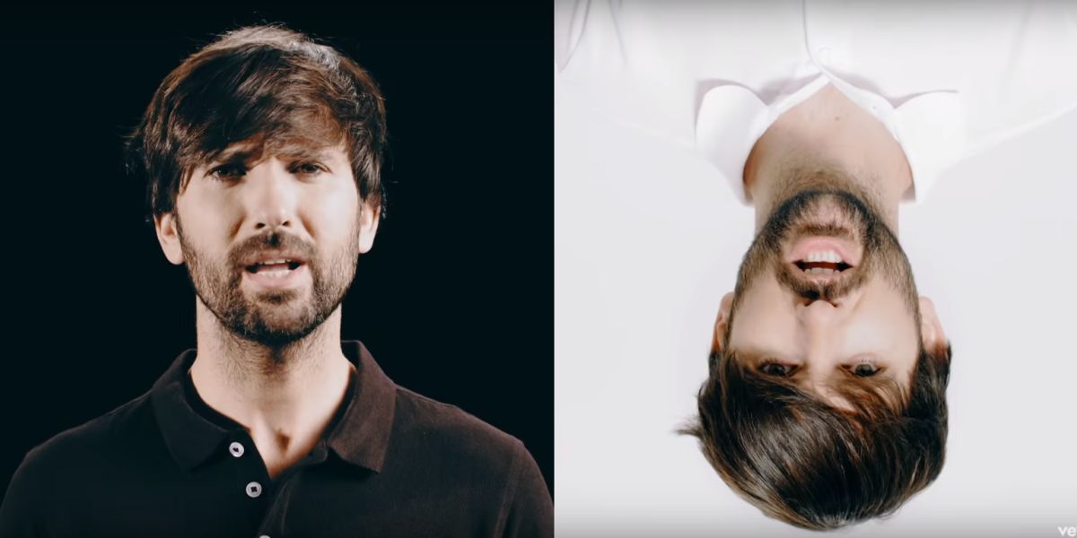 David Otero en el videoclip de 'Gira'