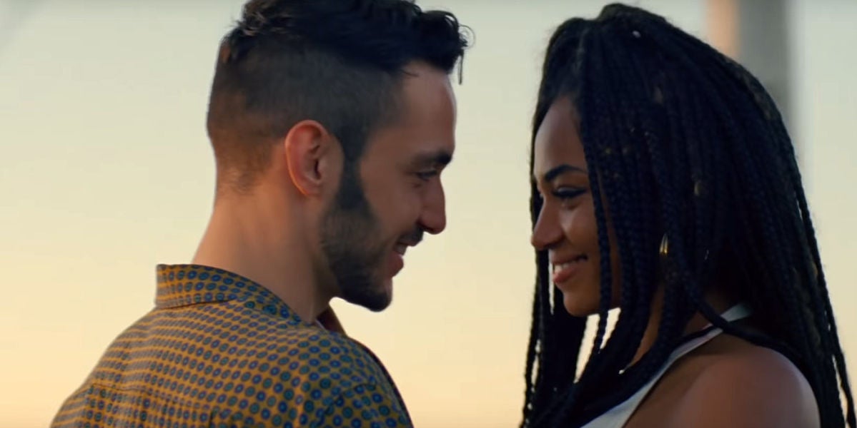 C. Tangana y Berta Vázquez en el videoclip de 'Bien Duro'