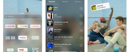 La nueva actualización de Instagram permitirá añadir música a los Stories