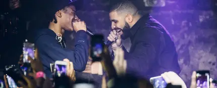 El rapero Smoke Dawg con Drake El rapero Smoke Dawg con Drake