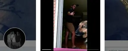 El truco con el perro sale mal El truco con el perro sale mal