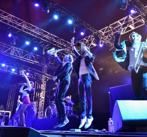 Parov Stelar en su concierto en Coachella Parov Stelar en su concierto en Coachella