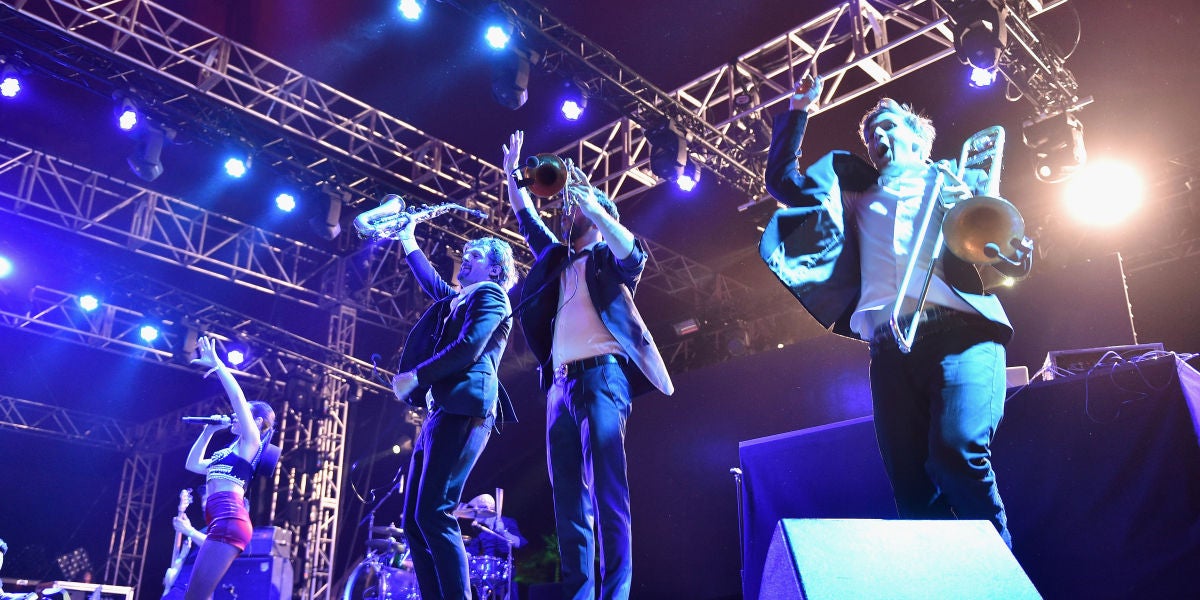 Parov Stelar en su concierto en Coachella