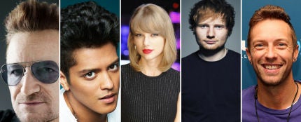 U2, Coldplay y Ed Sheeran se cuelan en el top 10 de los que más ingresaron en 2018