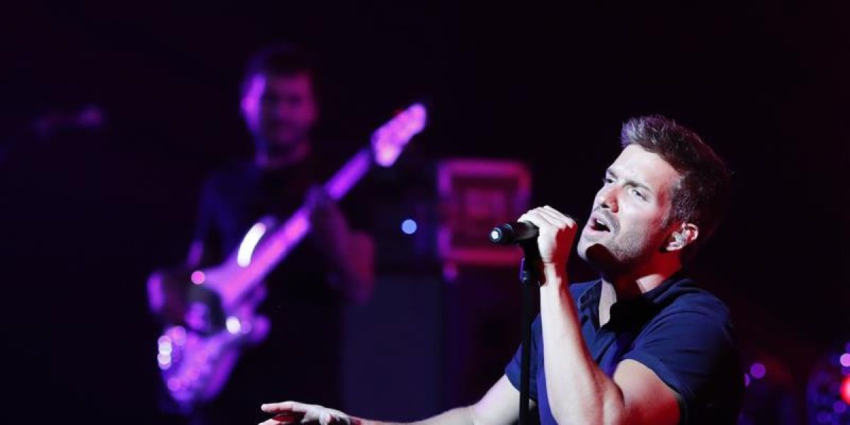 Pablo Alborán en su concierto en el Teatro Real