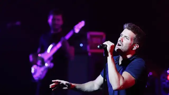 Pablo Alborán en su concierto en el Teatro Real