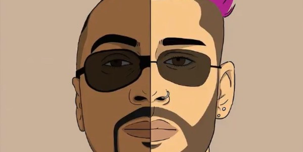 Zayn y Timbaland en el vídeo de Too Much