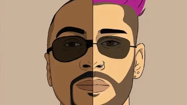 Zayn y Timbaland en el vídeo de Too Much