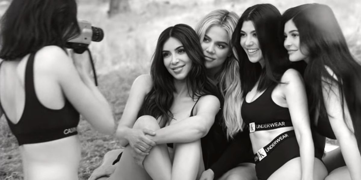 Las hermanas Kardashian en la sesión de fotos de la nueva campaña de Calvin Klein