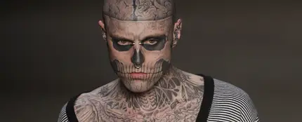 Rick Genest, más cononocido como 'Zombie Boy' Rick Genest, más cononocido como 'Zombie Boy'