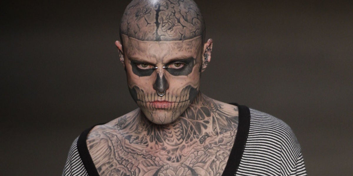 Rick Genest, más cononocido como 'Zombie Boy'