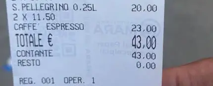La cuenta de un restaurante que se ha hecho viral La cuenta de un restaurante que se ha hecho viral