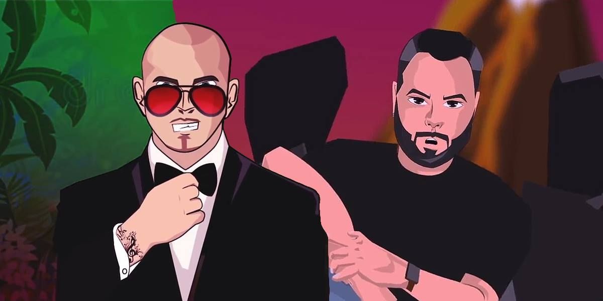 Pitbull y Juán Magan