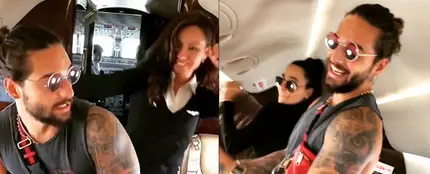 Maluma bailando en su jet privado 'Mala Mía' Maluma bailando en su jet privado 'Mala Mía'
