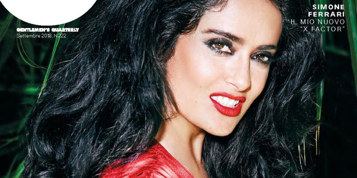 Salma Hayek para la portada de la revista GQ
