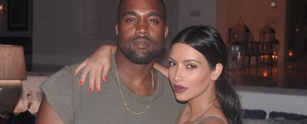 Kanye West junto a Kim Kardashian