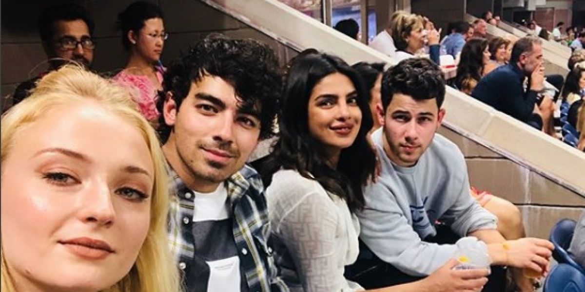 Sophie Turner, Joe Jonas, Pryianka Chopra y Nick Jonas