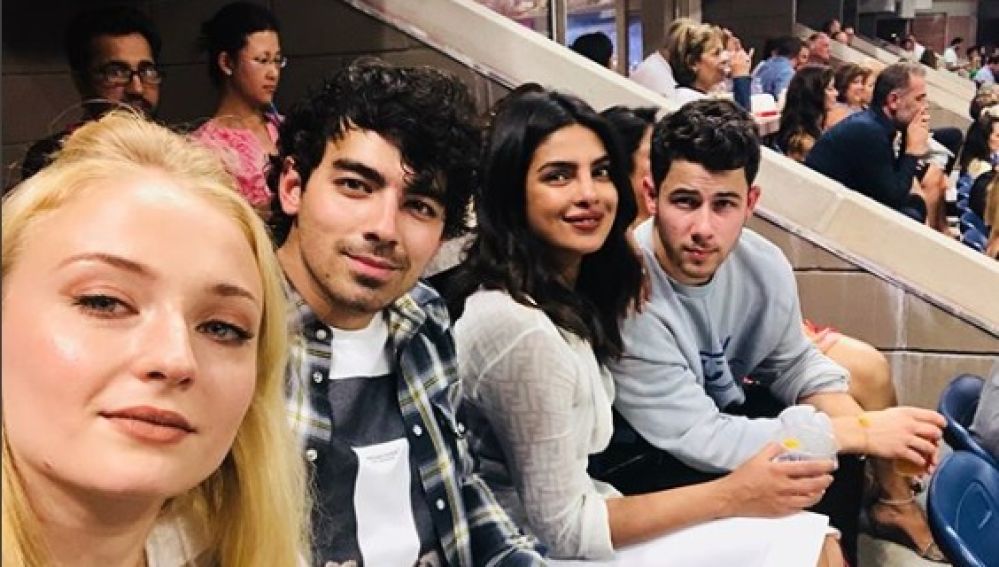 Sophie Turner, Joe Jonas, Pryianka Chopra y Nick Jonas