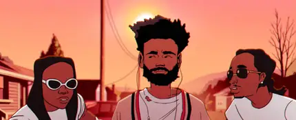Childish Gambino en el videoclip de 'Feels Like Summer' Childish Gambino en el videoclip de 'Feels Like Summer'