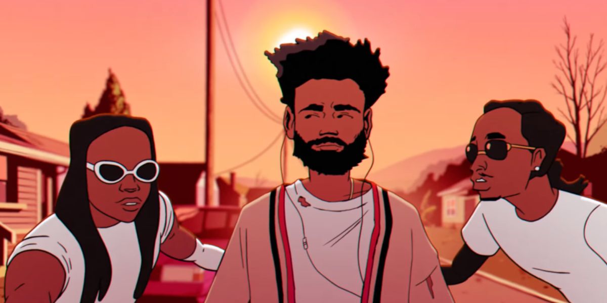 Childish Gambino en el videoclip de 'Feels Like Summer'