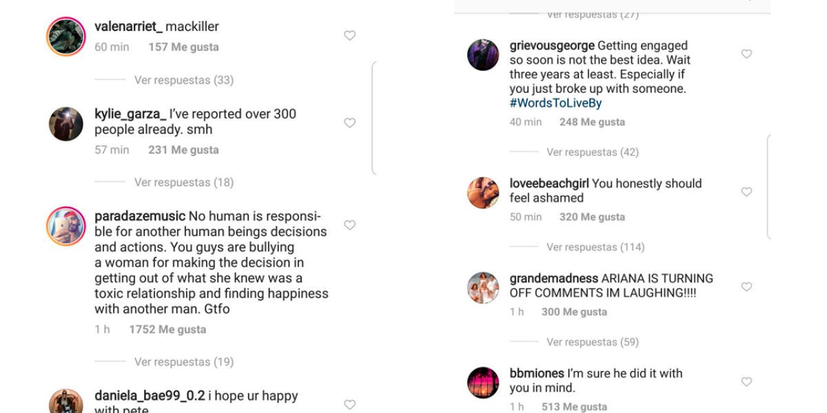 Críticas a Ariana Grande tras el fallecimiento de Mac Miller