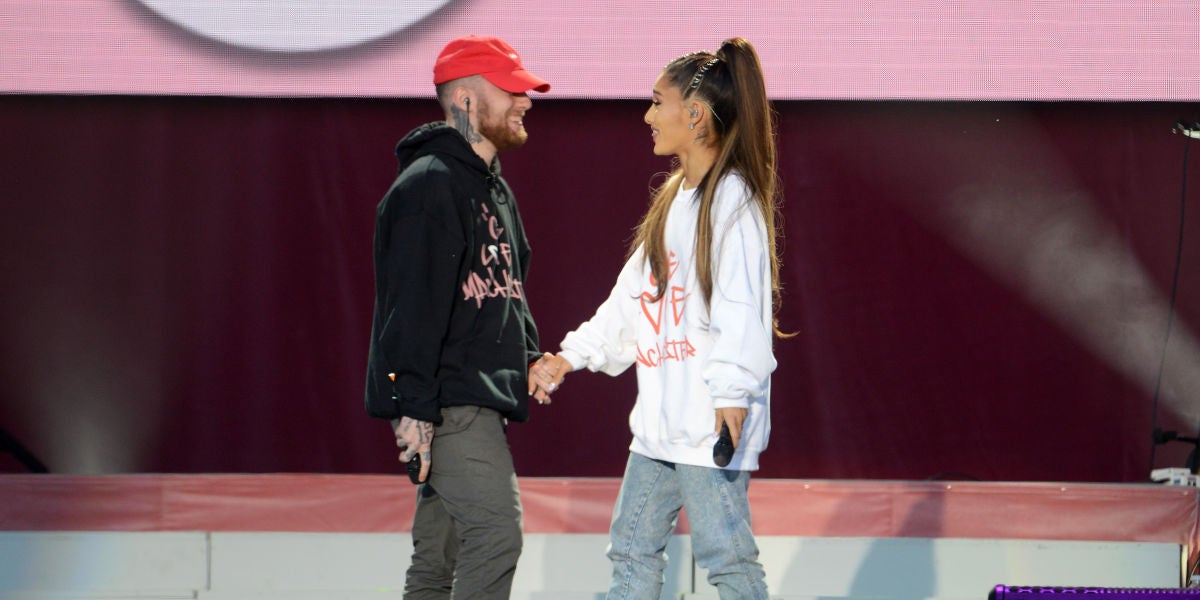 Mac Miller y Ariana Grande en el concierto benéfico 'One Love Manchester'