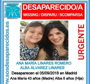 Madre e hija desaparecidas en Madrid Madre e hija desaparecidas en Madrid