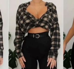 6 formas distintas de ponerte una camisa usando una goma del pelo 6 formas distintas de ponerte una camisa usando una goma del pelo