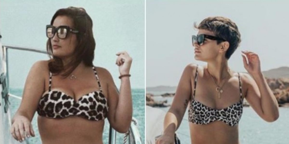 Marina Lloca imita a Laura Escanes