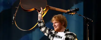 Ed Sheeran durante un concierto Ed Sheeran durante un concierto