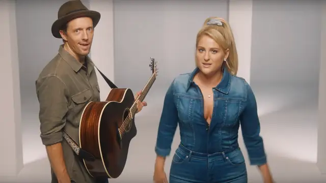 Jason Mraz y Meghan Trainor en 'More than friends'