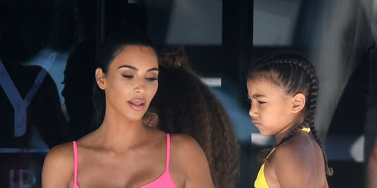 Kim Kardashian y su hija North West