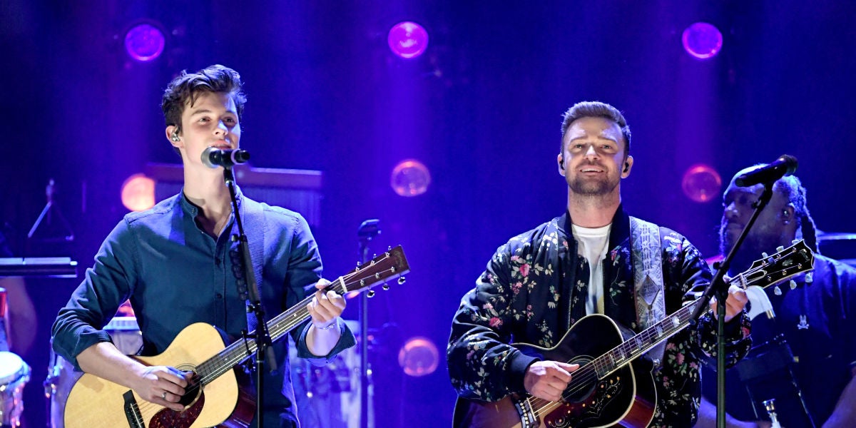 Justin Timberlake y Shawn Mendes