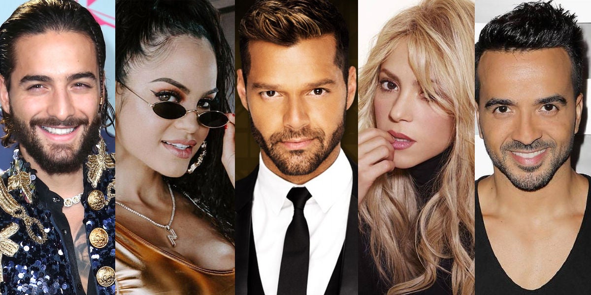 Maluma, Natti Natasha, Ricky Martin, Shakira y Luis Fonsi protagonizan los videoclips en español más vistos en Youtube