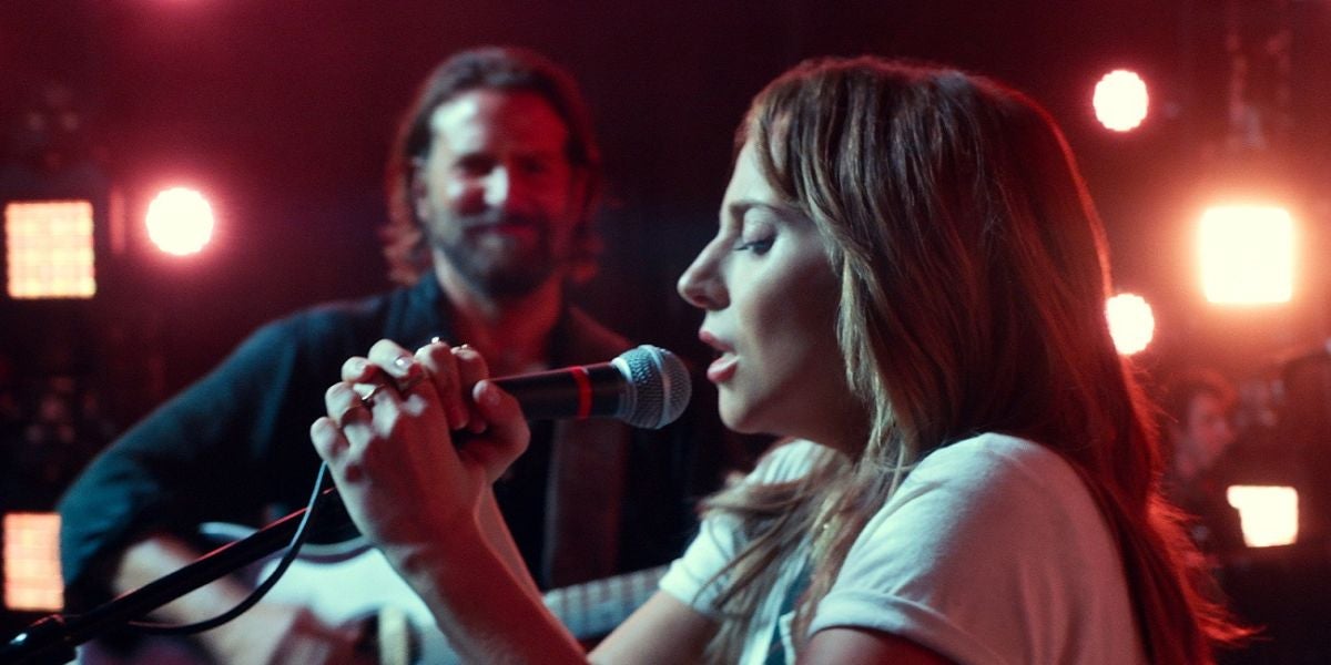 Lady Gaga y Bradley Cooper en 'Ha nacido una estrella'