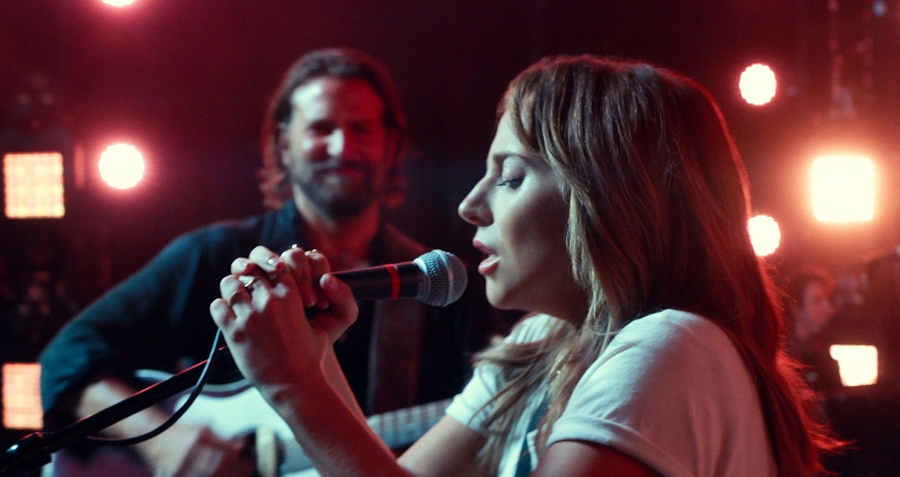 Lady Gaga y Bradley Cooper en 'Ha nacido una estrella' Lady Gaga y Bradley Cooper en 'Ha nacido una estrella'