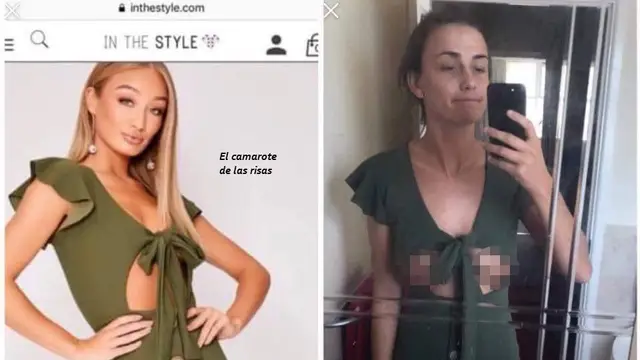 El vestido fue un fail