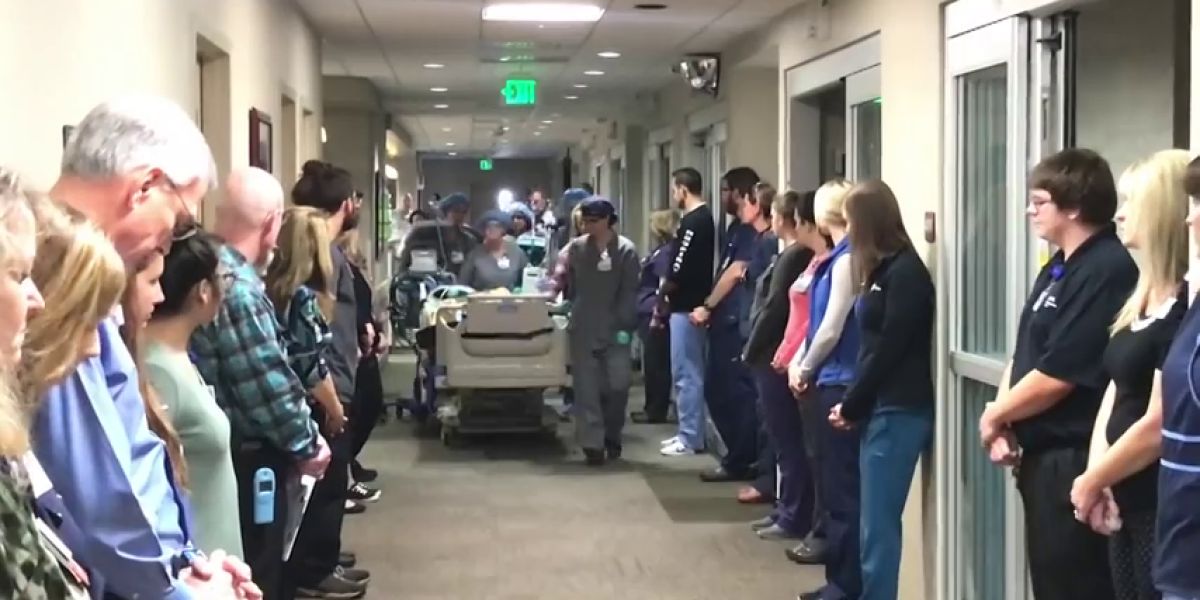 El emotivo homenaje a un paciente que iba a donar sus órganos antes de ser desconectado