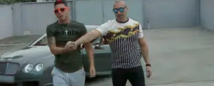 Imagen del videoclip en el que aparece el narcotraficante Imagen del videoclip en el que aparece el narcotraficante