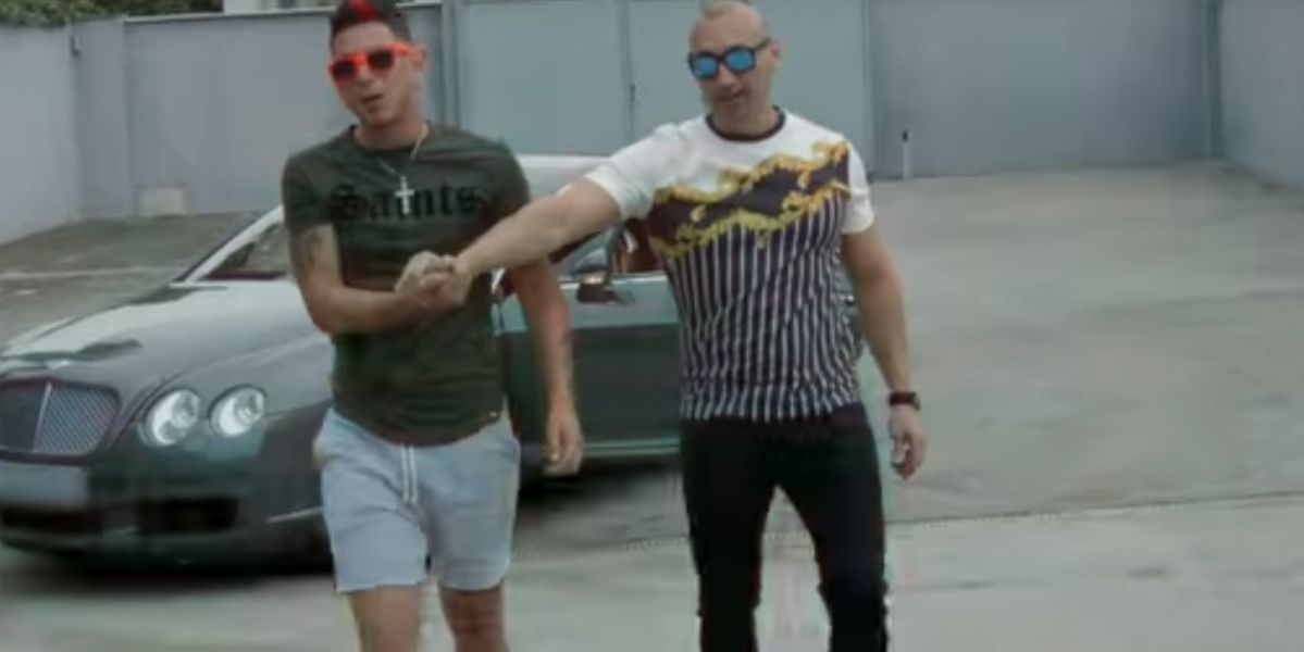 Imagen del videoclip en el que aparece el narcotraficante