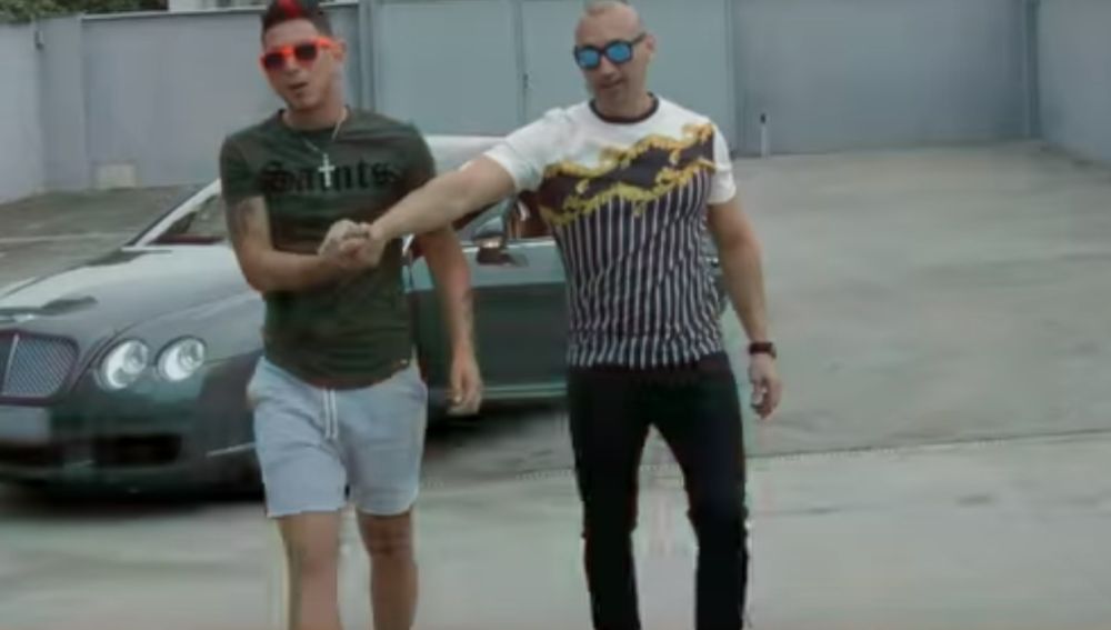 Imagen del videoclip en el que aparece el narcotraficante
